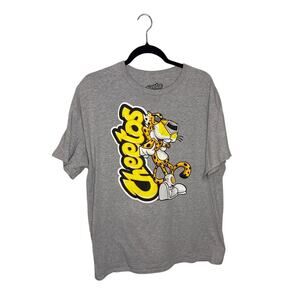 Cheetos Chester Cheetah Gray Graphic Tee Men’s XL